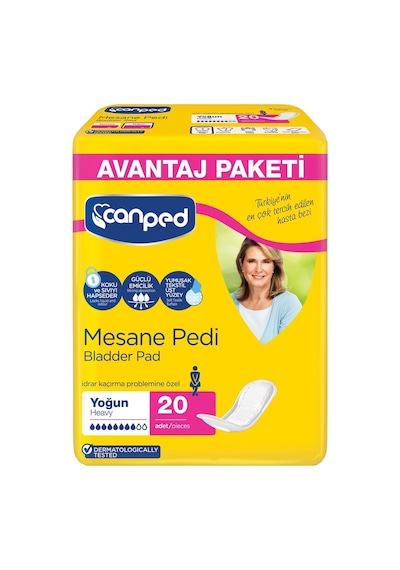 Canped Mesane Pedi Büyük Boy Yoğun L 9 x 20'li