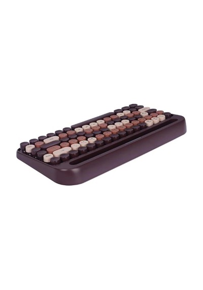 Everest Kb-99 Mocha 2.4g+bt1+bt2 Çoklu Cihaz Bağlantılı Q Kablosuz Klavye