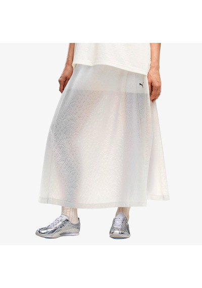Puma Lace Pack T7 Midi Kadın Beyaz Etek 638736 2800324