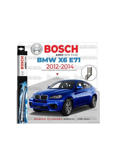 Bmw X6 E71 Muz Silecek Takımı 2012-2014 Bosch Aerotwin