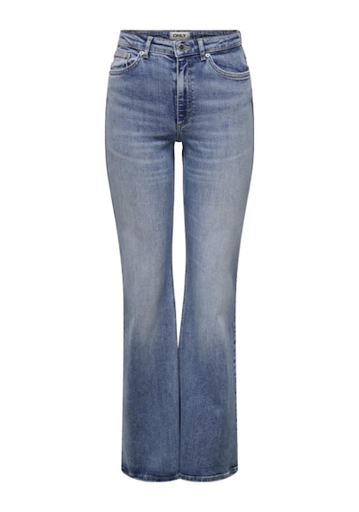 Sisley Onljuıcy Hw Flared Dnm Dot023 Noos Kadın Mavi Denim Pantolon - O15338004