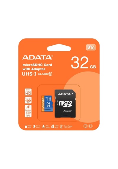 Adata 32gb Premier Microsdhc Card With Adapter Uhs-ı Class10 V10 Hafıza Kartı Kdo