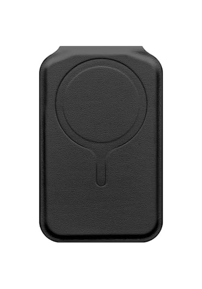 Buff Walletmag 2.0 İçin Magsafe Özellikli 4 Kartlı Katlanabilir Stantlı Manyetik Deri Cüzdan Siyah 50 x 22