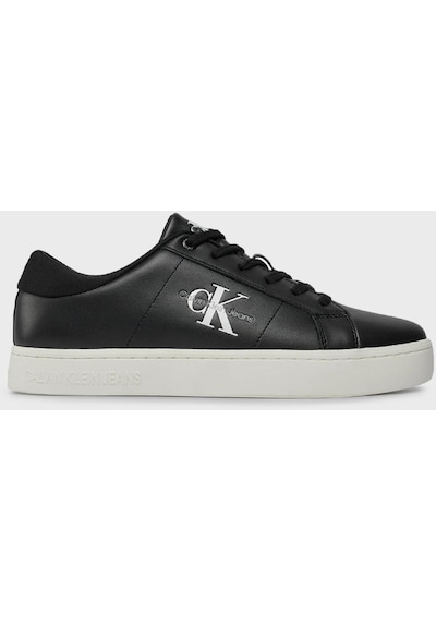 Calvin Klein Erkek Ayakkabı Ym0ym00864 0gm Siyah-beyaz Beyaz - Siyah