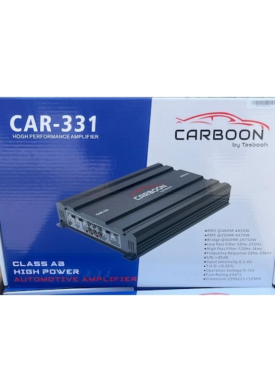 Carmon Carboon Car-331 4 Kanal Oto Anfi 4000 Waat