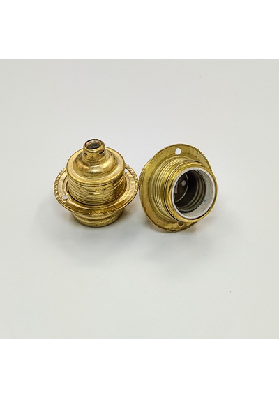 Dekoratif E27 Metal Halkalı Gold Renk Duy