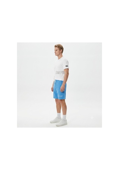 Levi's Pamuklu Erkek Penye Şort Graphic Sweatshort Saks