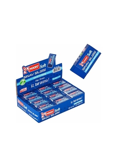 Mikro Soft Sınav Silgisi Büyük Kaliteli - 4 Adet