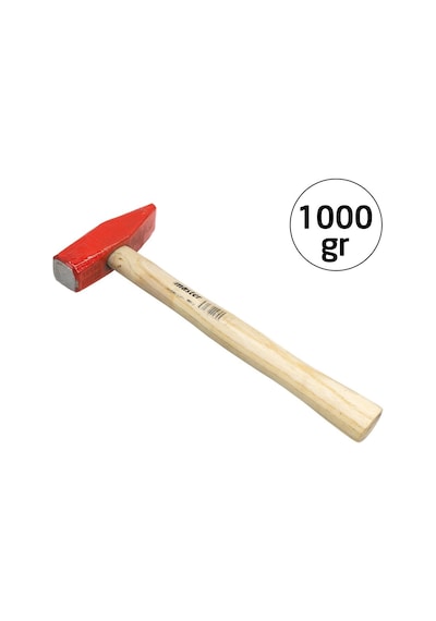 Master 500755 Ahşap Saplı Tesviyeci Çelik Çekiç - 1000 Gr