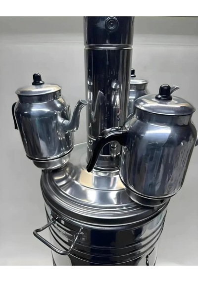35 Litre Büyük Semaver 3 Demlik Yeri İmkanı