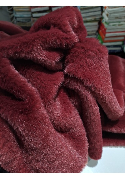 Toskana Peluş Kumaş Bordo