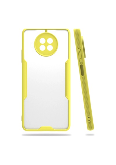 Newface - 14 - Xiaomi Mi 10t Lite Kılıf Platin Silikon - Edntrend - - Sarı