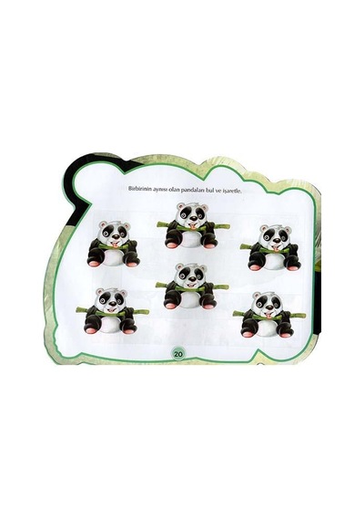 Şekilli Hayvanlar Serisi - Panda- Parıltı Yayınları