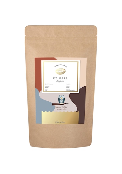 Tawny Coffee Etiopia Sidamo Çekirdek Filtre Kahve 250G
