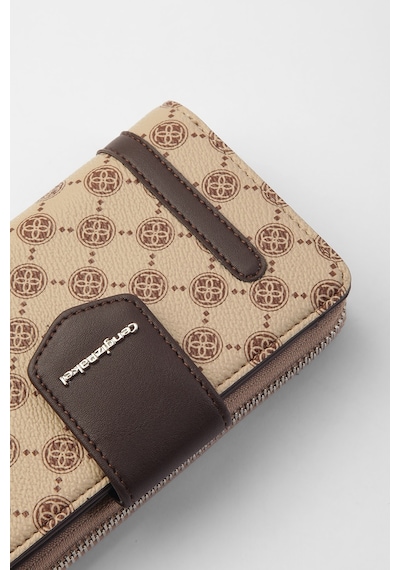 Cengiz Pakel Monogram Kadın Orta Boy Cüzdan 65256mp Vizon-kahve Vizon