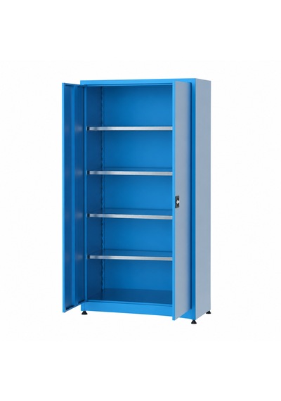 Galvanizli Metal Malzeme Dolabı Mavi