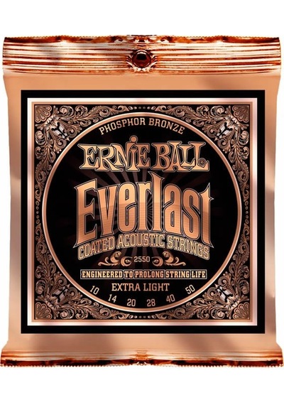 Ernie Ball 2550 Everlast Phosphor Takım Tel Akustik Gitar Teli 01