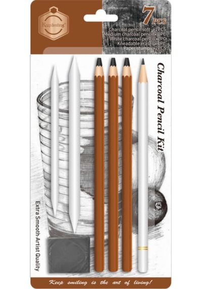 Keep Smiling Charcoal Eskiz Seti 7 Li Tb-1109