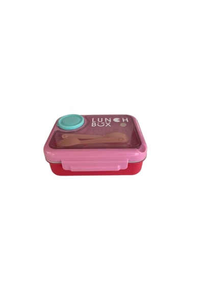 Astral Büx İthal Çelik Beslenme Kabı 92554 21 X 15 X 8 Cm Pembe