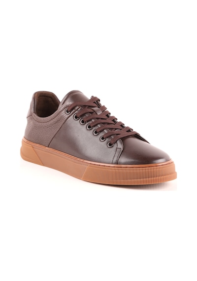 Lbr H1014 Erkek Deri Casual Ayakkabı Kahve Kahve