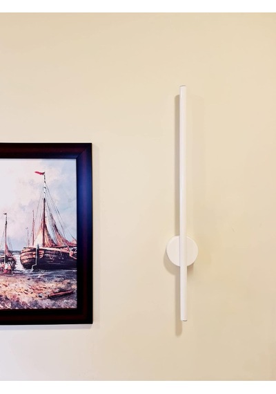 Modern Dekoratif Led Duvar Aplik - Beyaz Kasa 6500k Beyaz Işık Çok Renkli