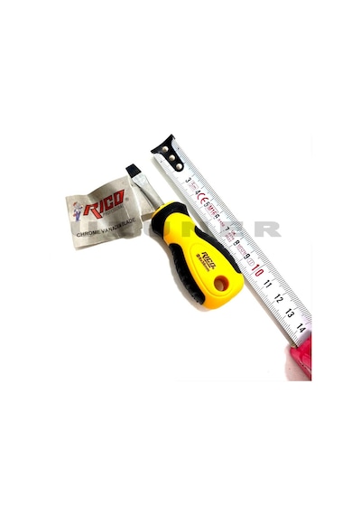 Rico Profesyonel Düz Uçlu Topaç Tornavida Mini 6 x 38 MM
