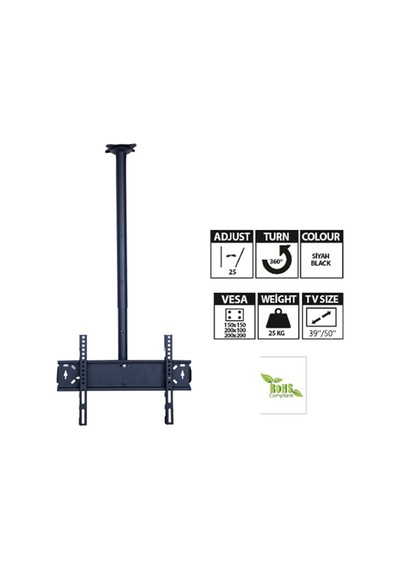 Vontech Vt 13955 39 55" Hareketli Tv Askı Aparatı