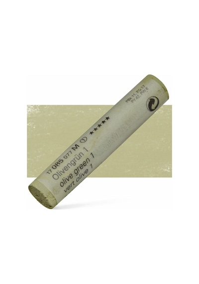 Schmincke : Artist Soft Pastel Boya : 085 M Olive Green 1