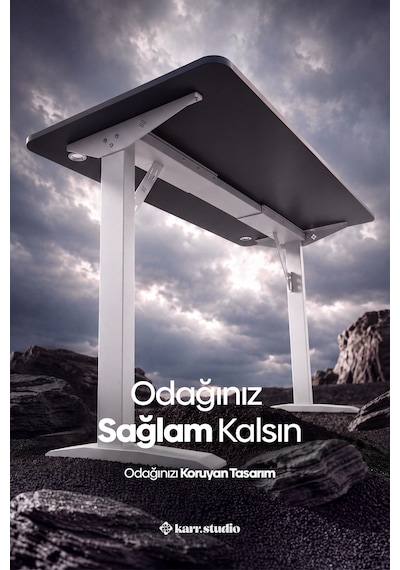 Firmus Dayanıklı Çalışma Masası - 140x70 - Antrasit