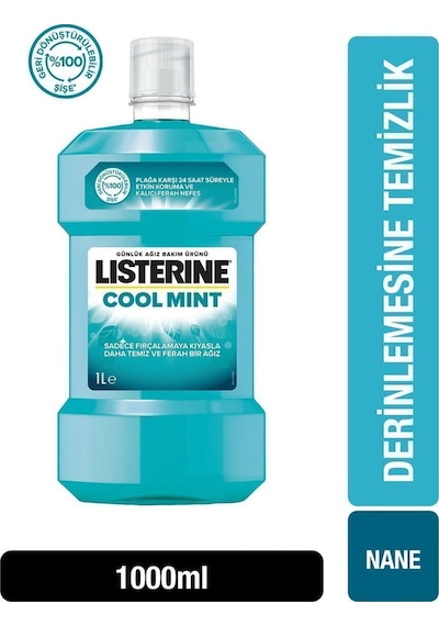 Listerine Coolmint Ağız Bakım Suyu 1 L