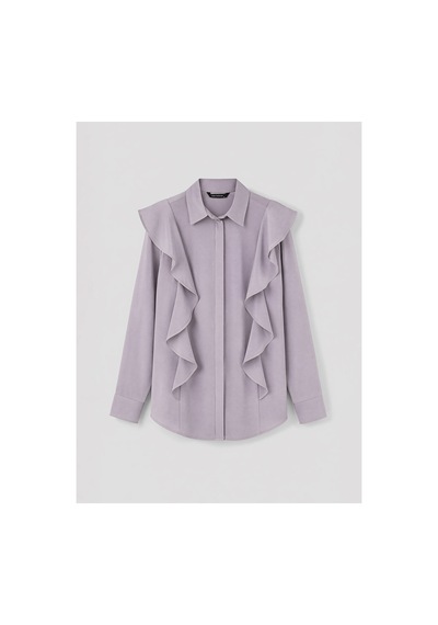LC Waikiki Alıta Cıty Farkıyla Lcw Everyday Lila Modal Karışımlı Fırfırlı Kadın Gömlek Tunik Lila - 931519720 Lila LC Waikiki Alıta Cıty Farkıyla Lcw Everyday Lila Modal Karışımlı Fırfırlı Kadın Gömlek Tunik Lila - 931519720 Lila