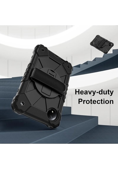 Xiaomi Redmi Pad Se 8.7 Inç Kılıf Askılı Yüksek Koruma Defender Standlı Case Kılıf Xiaomi Redmi Pad Se 8.7 Inç Kılıf Askılı Yüksek Koruma Defender Standlı Case Kılıf