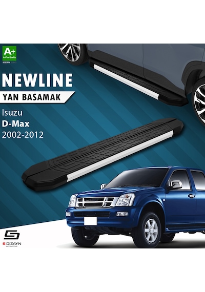 S-dizayn Isuzu D-max Newline Aluminyum Yan Basamak 203 Cm 2007-20