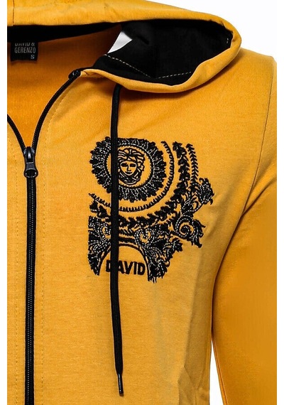 Wessi Hardal Kapşonlu Sweatshirt Hardal