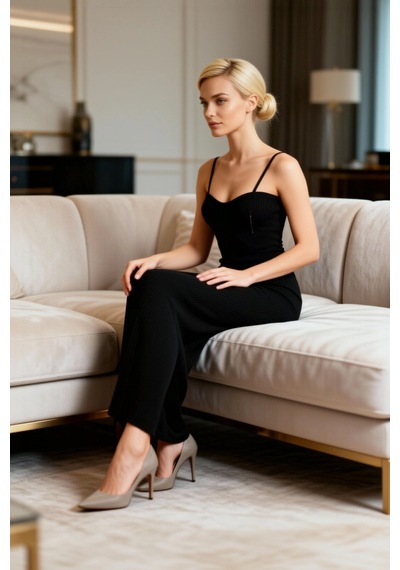 Benerly Kadın Boy Bodycon Elbise V Yaka İnce Askılı Kolsuz Ribana Örgü Tr Siyah Benerly Kadın Boy Bodycon Elbise V Yaka İnce Askılı Kolsuz Ribana Örgü Tr Siyah