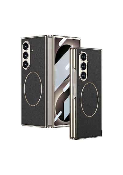 Nihcase Samsung Galaxy Uyumlu Z Fold 8 Ultra Kılıf M-safe Şarj Özellikli Kıpta Kpt-10 Sert Pc Kapak