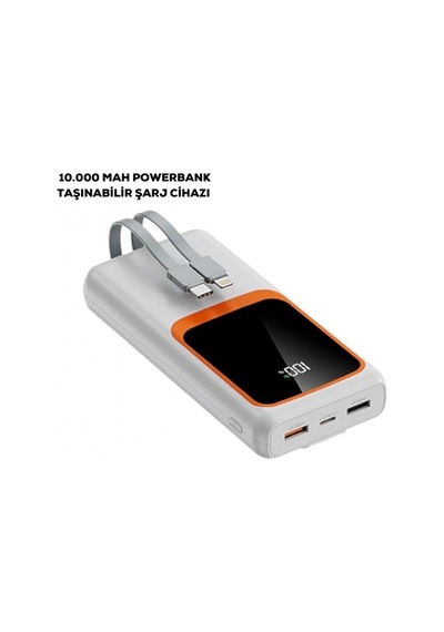 10000 Mah Taşınabilir Şarj Cihazı Hızlı Şarj, Hafif Ve Dayanıklı Tasarım Çok Renkli