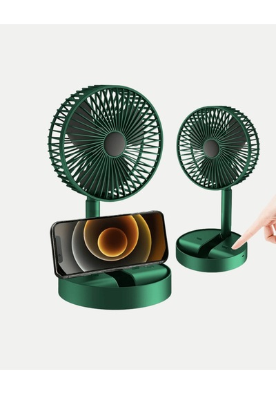 Katlanabilir Mini Fan, 3 Kademeli Şarj Edilebilir Taşınabilir