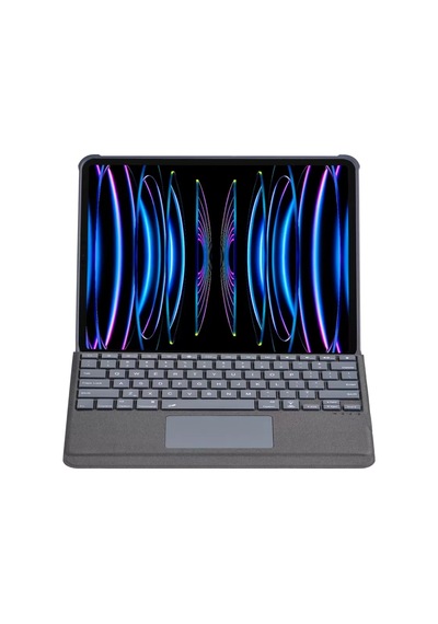 Newface Apple T5509d iPad Uyumlu Pro 12.9 2022 Kılıf Palermo Ledli Klavyeli Standlı Tablet Kılıfı - Siyah Arka Kapak Newface Apple T5509d iPad Uyumlu Pro 12.9 2022 Kılıf Palermo Ledli Klavyeli Standlı Tablet Kılıfı - Siyah Arka Kapak