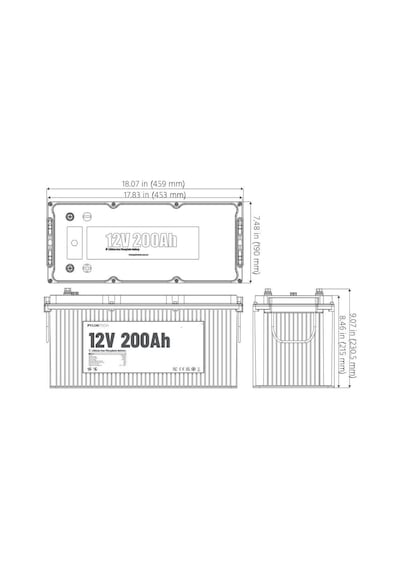 Pylontech 12v 200ah Lityum Akü Bluetooth Haberleşmeli Lifepo4