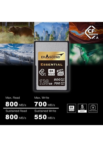 Essential 180gb Cfexpress Type A Hafıza Kartı