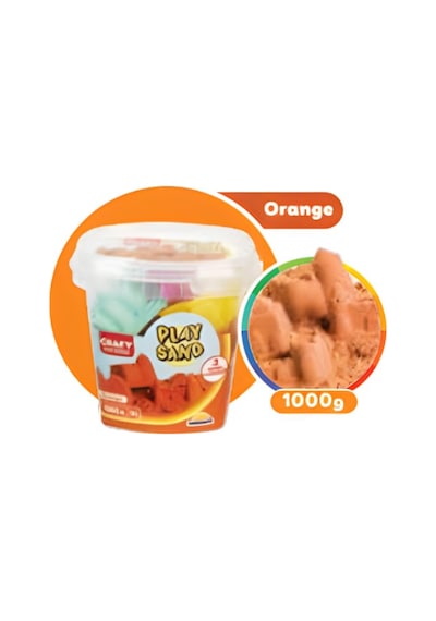 Sunman 5708 Oyun Kumu Plstk Kova 1000gr Turuncu