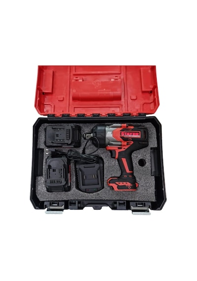Stayer IWB 1600 Kömürsüz Akülü Somun Sıkma 1/2" Li-ion 18V 7.5Ah