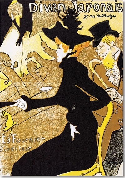 Cakasepetim Divan Japonais Henri De Toulouse Lautrec Ahşap Mdf Tablo