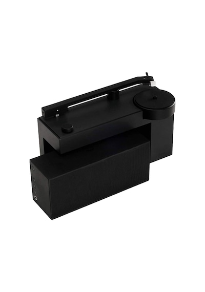 Hym s Duo Ayrılabilir Bluetooth Hoparlörlü Şarjlı Ve Taşınabilir Akıllı Pikap Plakçalar, Siy