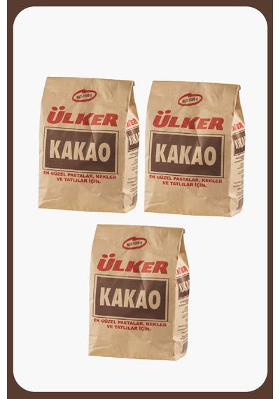 Toz Kakao - 1kg - 3 Adet
