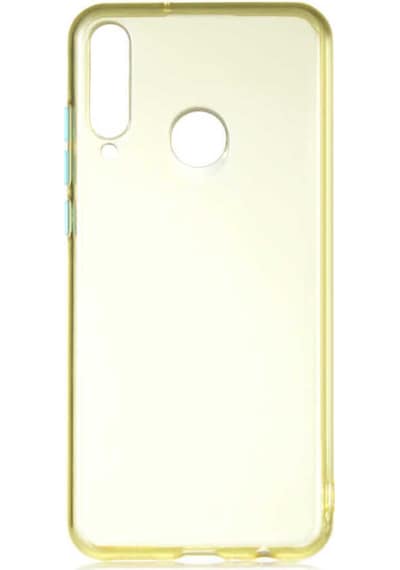 Huawei Y6p Kılıf Zore Bistro Kapak Sarı