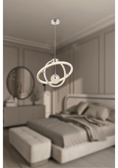Eray Aydınlatma 166079-40 Led Krom Avize Krom