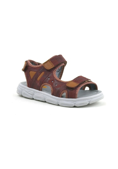 Rakerplus Hakiki Deri Bordo Çocuk Sandalet Bordo