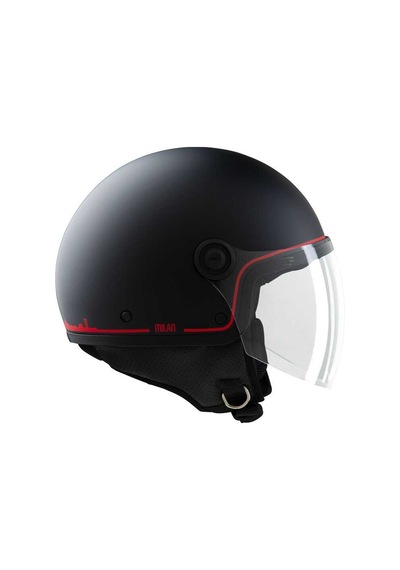 Tucano Urbano El Jettın 6.0 Yarım Kask Mılan Skylıne Mat Siyah Diğer